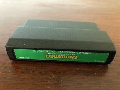 Equations TI-99
