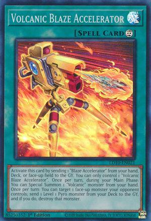 Volcanic Blaze Accelerator LD10-EN021 Cover Art
