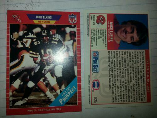 Mike Elkins #525 Football Cards 1989 Pro Set