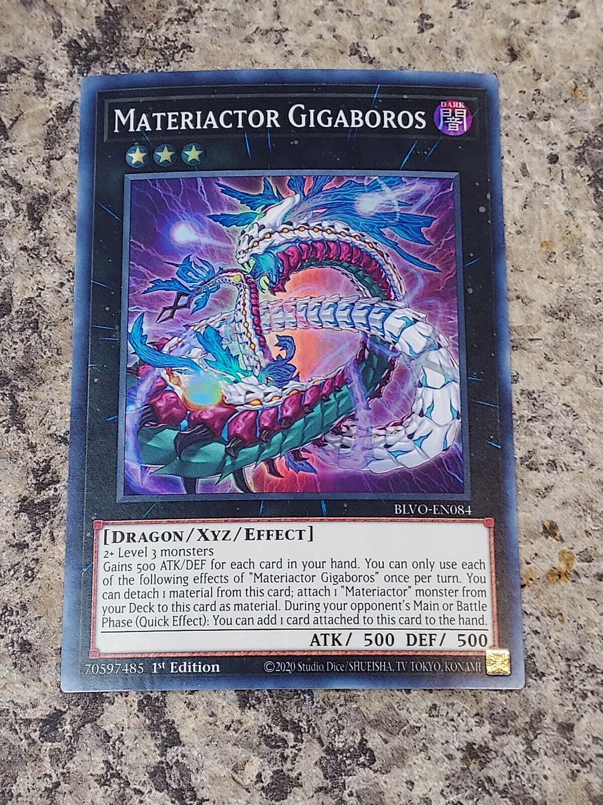 Materiactor Gigaboros BLVO-EN084 YuGiOh Blazing Vortex