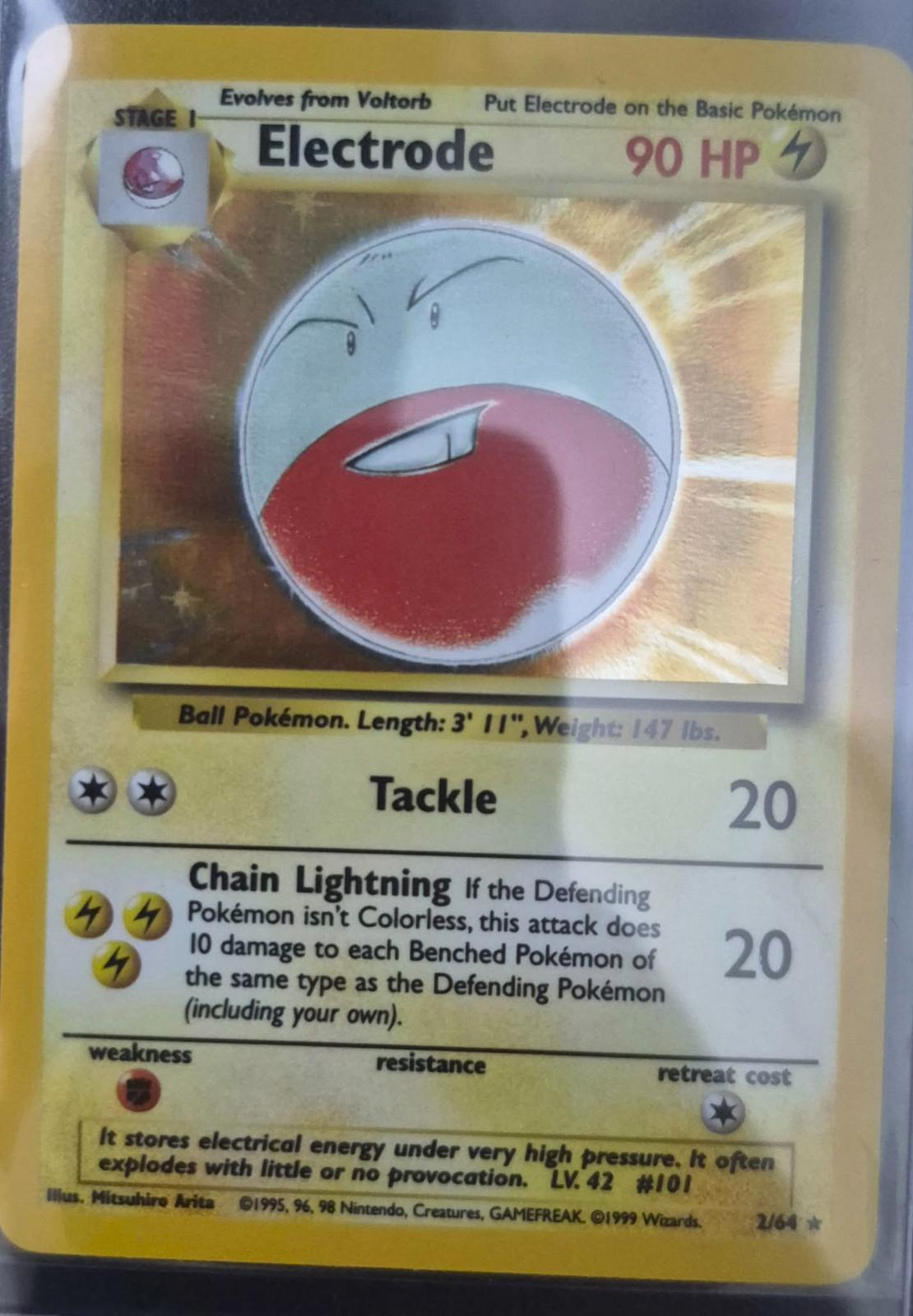 Electrode [No Symbol] #2 #2 Pokémon Card from Pokemon Jungle Set 