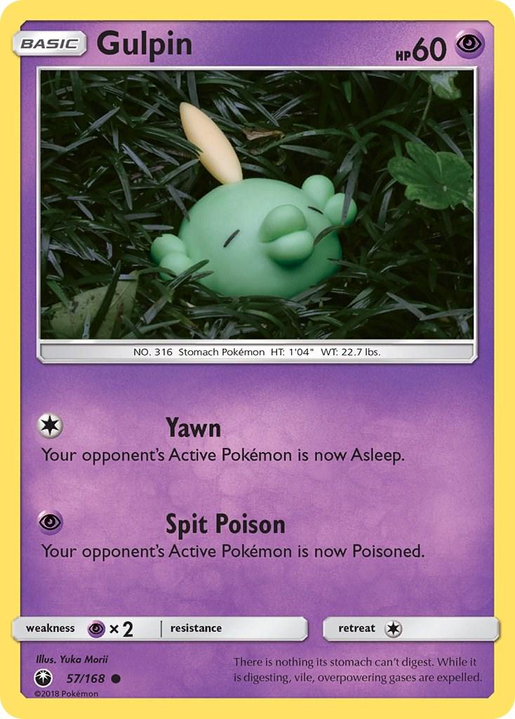Gulpin #57 Pokemon Celestial Storm