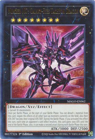 Number 107: Galaxy-Eyes Tachyon Dragon MAGO-EN062 YuGiOh Maximum Gold