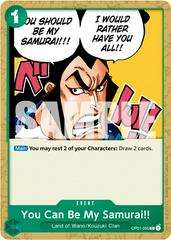 You Can Be My Samurai!! [PRB-02] OP01-055