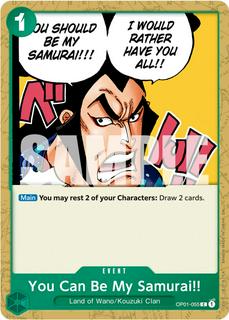 You Can Be My Samurai!! OP01-055