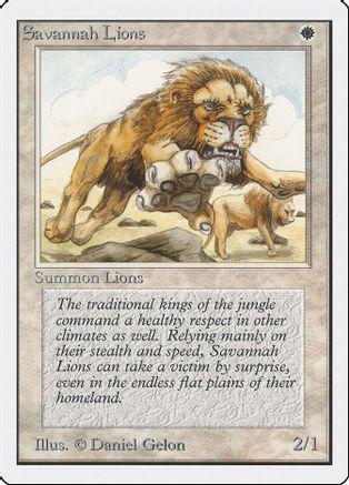 Savannah Lions Magic Unlimited