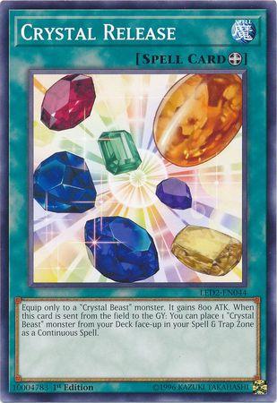 Crystal Release LED2-EN044 YuGiOh Legendary Duelists: Ancient Millennium