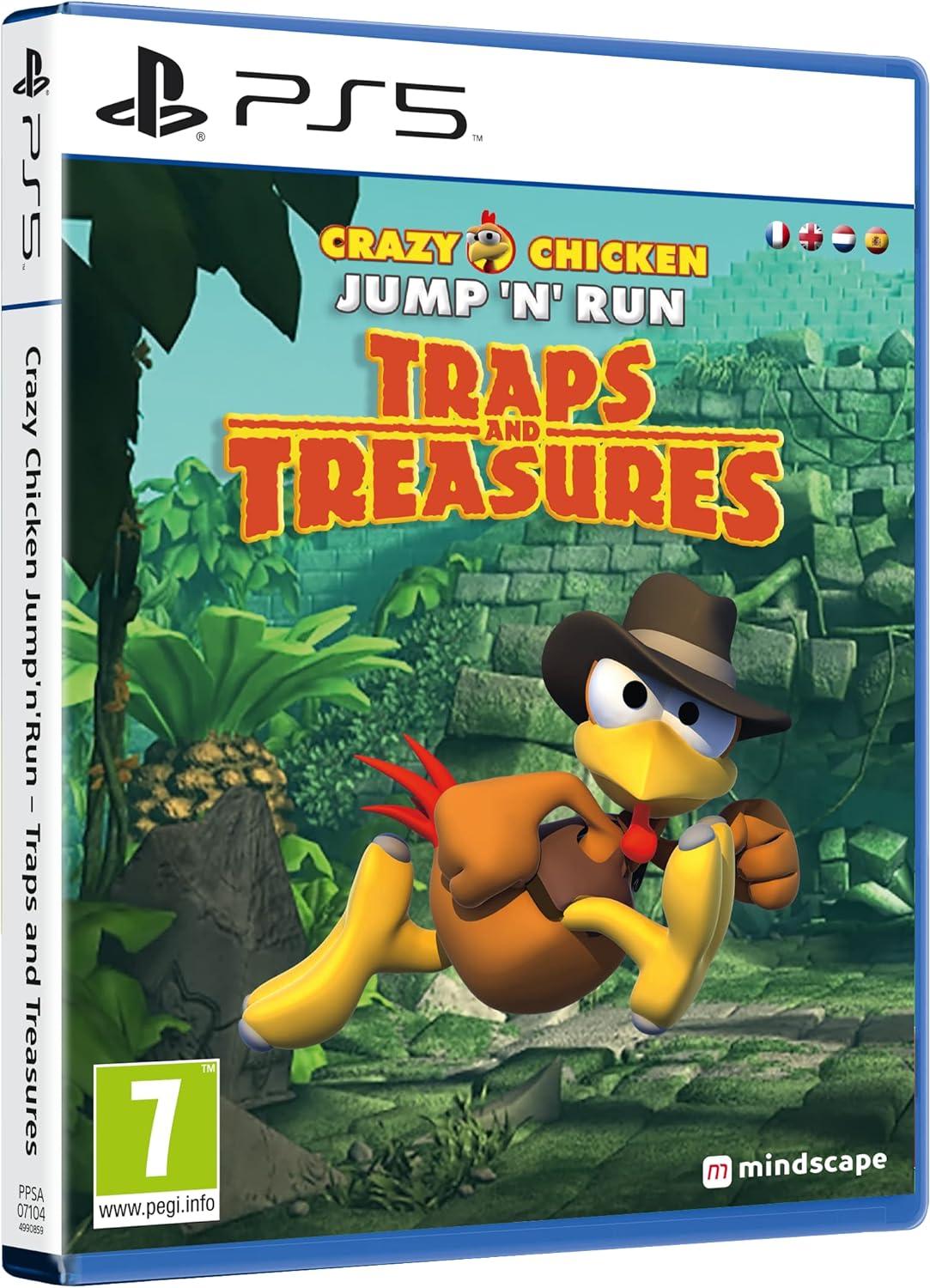 Crazy Chicken Jump 'N' Run: Traps And Treasures PAL Playstation 5