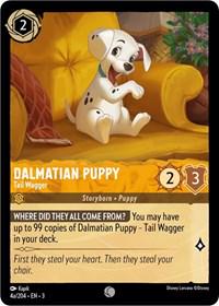 Dalmatian Puppy - Tail Wagger #4a Lorcana Into the Inklands