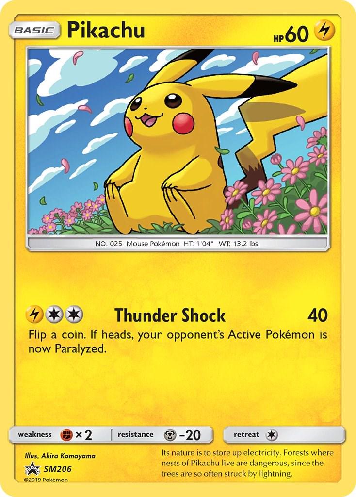 Pikachu #SM206 Pokemon Promo