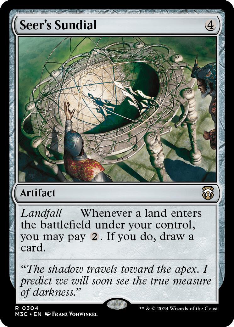 Seer's Sundial #304 Magic Modern Horizons 3 Commander