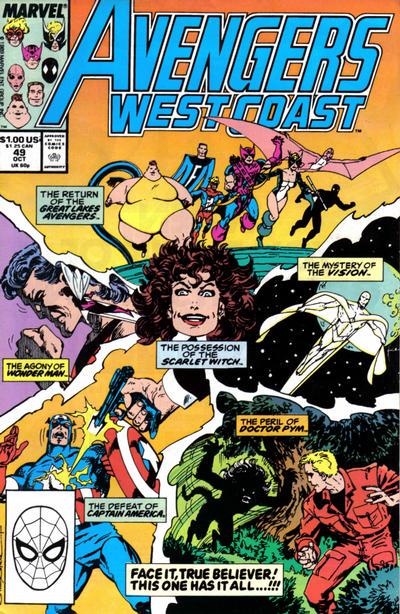 West Coast Avengers #49 (1989) Comic Books West Coast Avengers