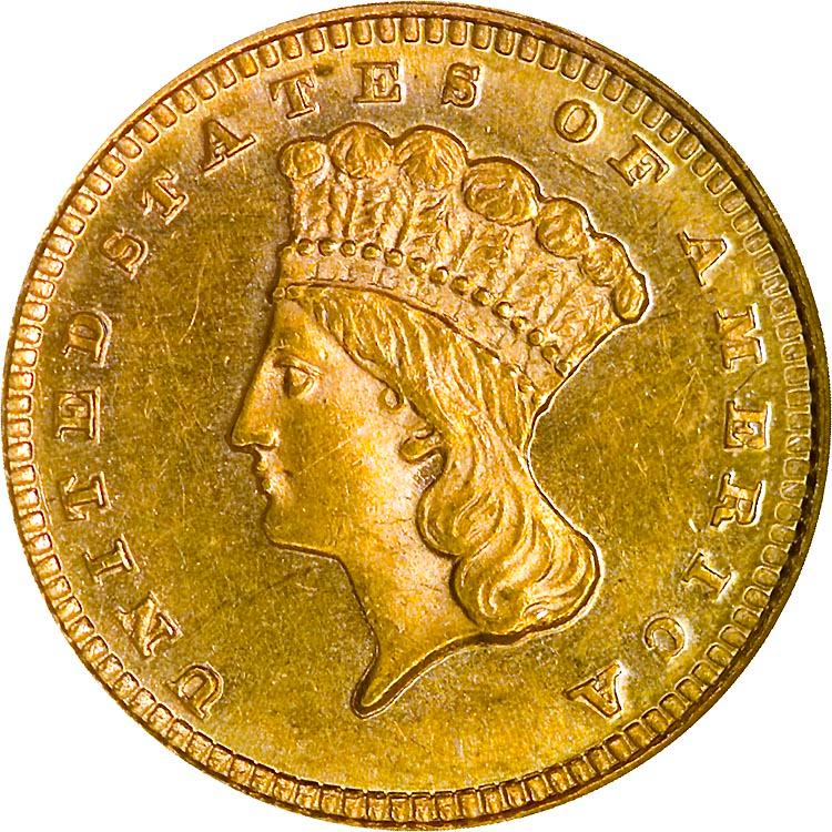 1869 Coins Gold Dollar