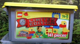 25th Anniversary Silver Tub #3030 LEGO DUPLO
