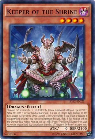 Keeper of the Shrine LDK2-ENJ22 YuGiOh Legendary Decks II