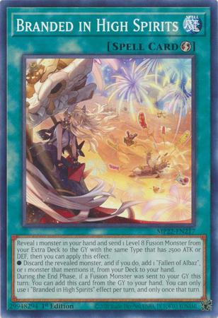 Branded in High Spirits MP22-EN217 YuGiOh 2022 Tin of the Pharaoh's Gods Mega Pack