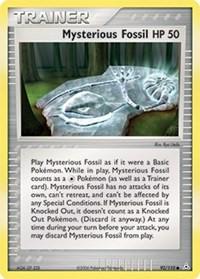 Mysterious Fossil #92 Pokemon Holon Phantoms