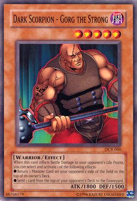 Dark Scorpion - Gorg the Strong DCR-060 YuGiOh Dark Crisis