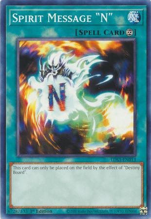 Spirit Message N LDS3-EN013 YuGiOh Legendary Duelists: Season 3
