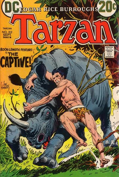 Tarzan #212 (1972) Comic Books Tarzan