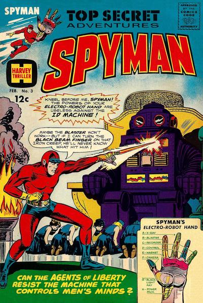 Spyman #3 (1967) Comic Books Spyman