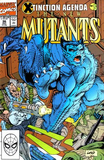 New Mutants #96 (1990) Cover Art