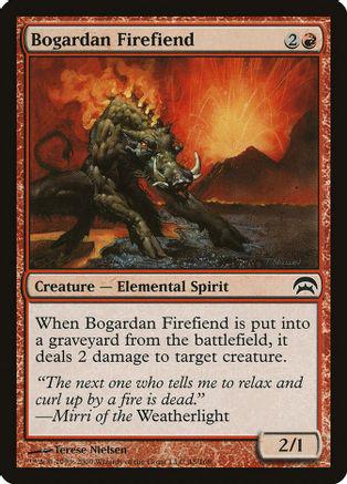 Bogardan Firefiend Magic Planechase