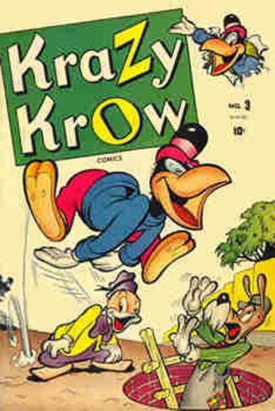 Krazy Krow #3 (1945) Comic Books Krazy Krow