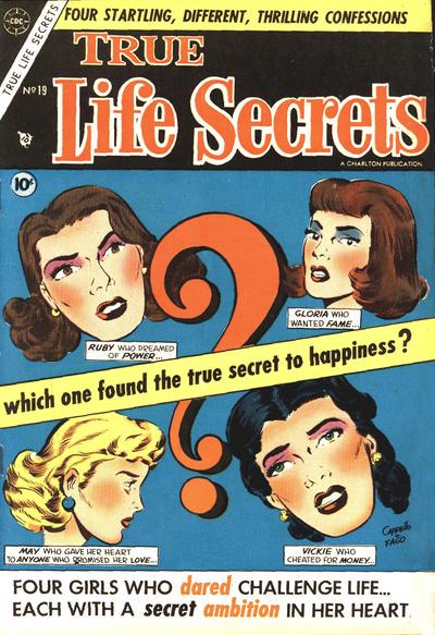 True Life Secrets #19 (1954) Comic Books True Life Secrets