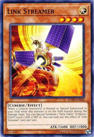 Link Streamer FLOD-EN004 YuGiOh Flames of Destruction