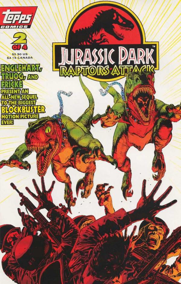 Jurassic Park: Raptors Attack #2 (1994) Comic Books Jurassic Park: Raptors Attack