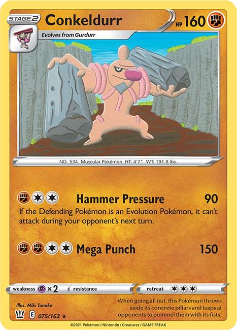 Conkeldurr #75 Pokemon Battle Styles