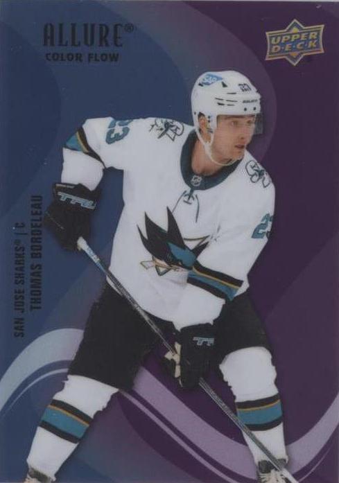 Thomas Bordeleau #SF-49 2022 Upper Deck Allure Color Flow Hockey