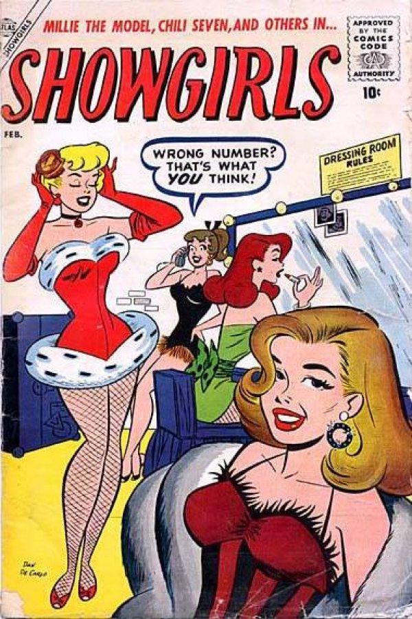 Showgirls #4 (1957) Comic Books Showgirls