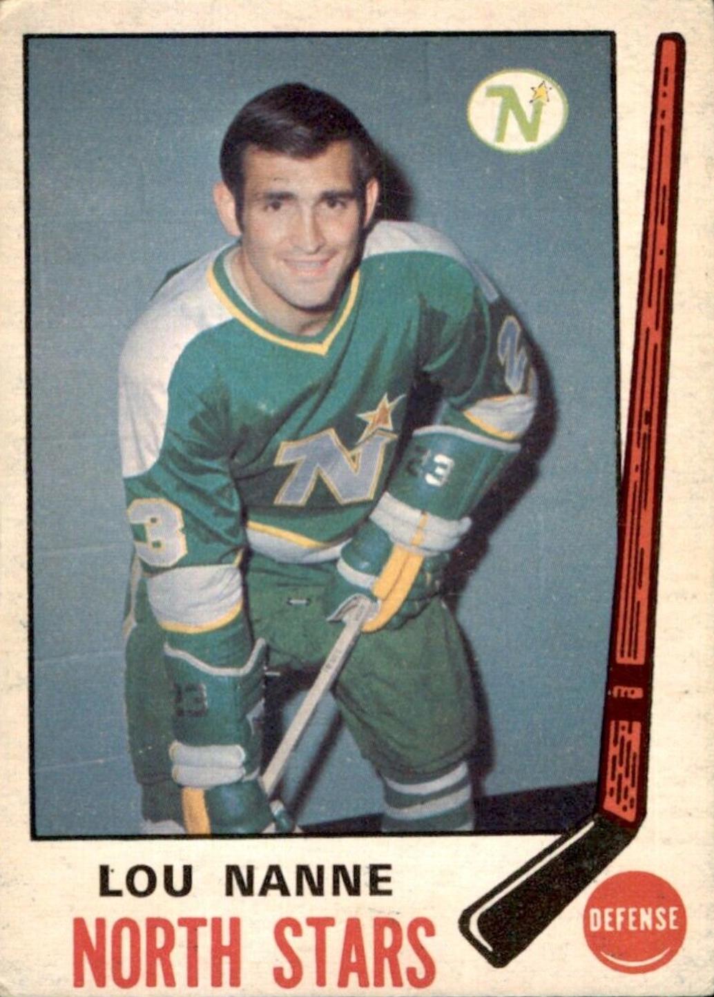 Lou Nanne #198 Hockey Cards 1969 O-Pee-Chee