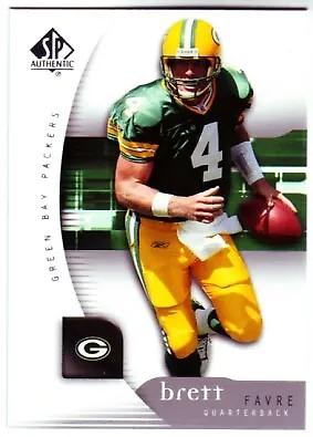 Brett Favre #30 2005 Sp Authentic Football