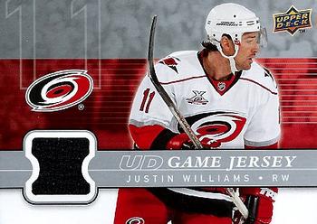 Justin Williams #GJ2-JW 2008-09 Upper Deck Hockey UD Game Jerseys
