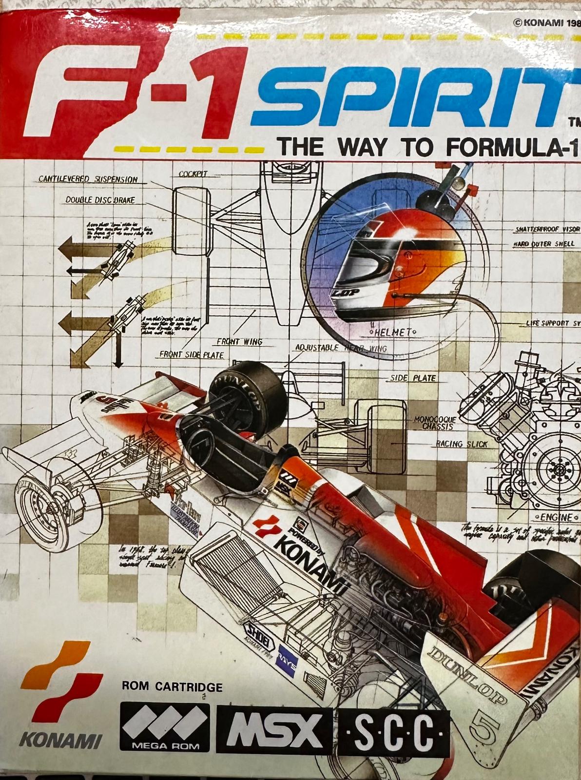 F-1 Spirit: The Way To Formula-1 PAL MSX