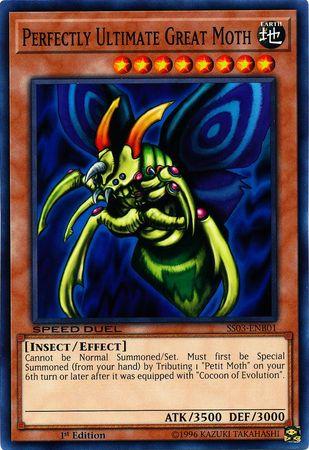 Perfectly Ultimate Great Moth SS03-ENB01 YuGiOh Speed Duel Starter Decks: Ultimate Predators