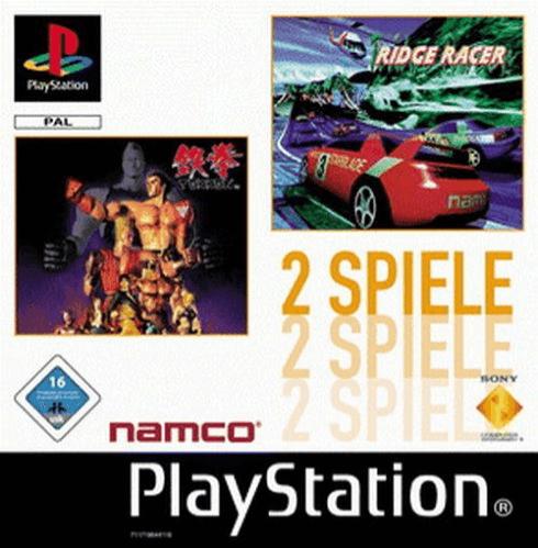 2 Games Tekken + Ridge Racer PAL Playstation
