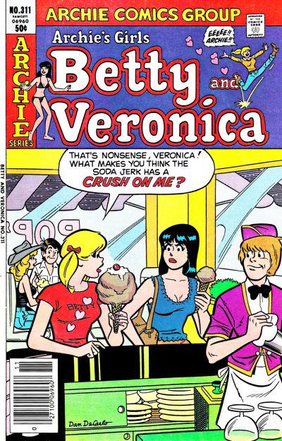 Archie's Girls Betty and Veronica #311 (1981) Comic Books Archie's Girls Betty and Veronica