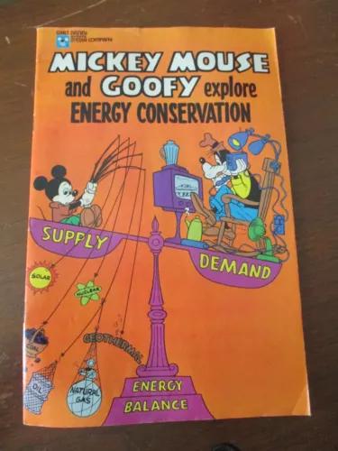 Mickey Mouse And Goofy Explore Energy Conservation #1 (1978) Comic Books Mickey Mouse And Goofy Explore Energy Conservation