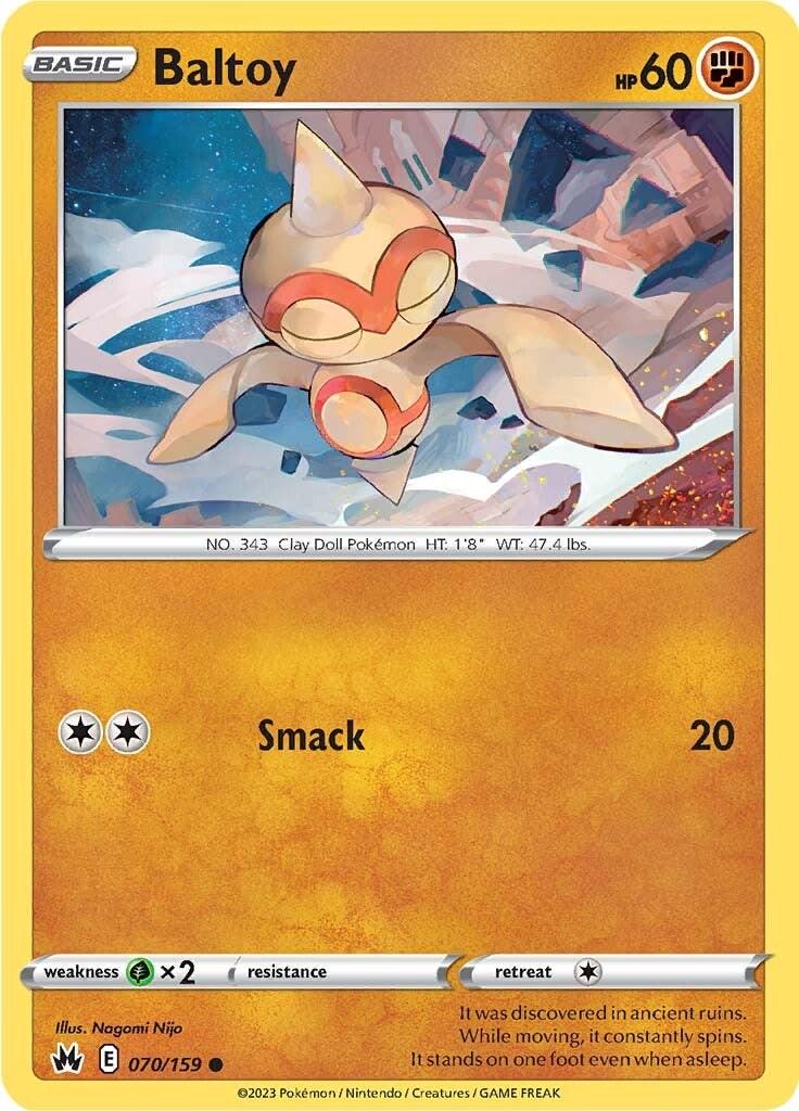 Baltoy #70 Pokemon Crown Zenith