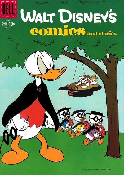 Walt Disney's Comics and Stories #224 (1959) Comic Books Walt Disney's Comics and Stories