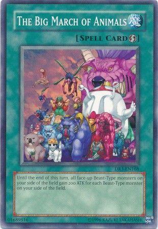 The Big March of Animals DR3-EN168 YuGiOh Dark Revelation Volume 3