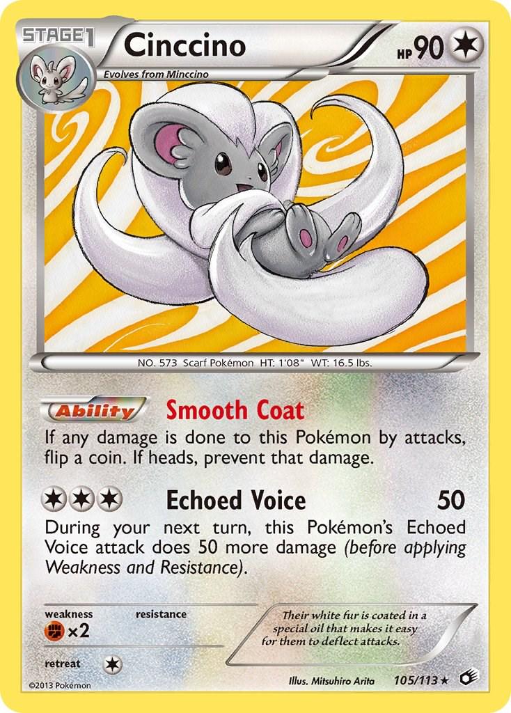Cinccino #105 Pokemon Legendary Treasures