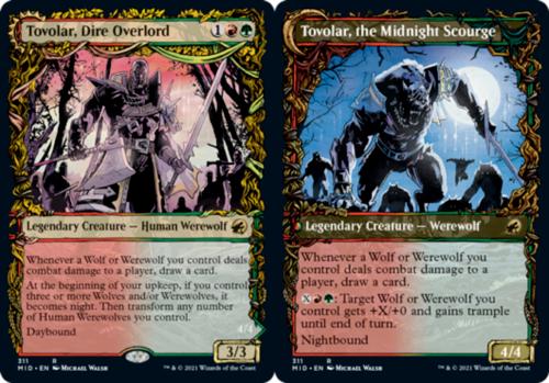 Tovolar, Dire Overlord & Tovolar, the Midnight Scourge Magic Innistrad: Midnight Hunt