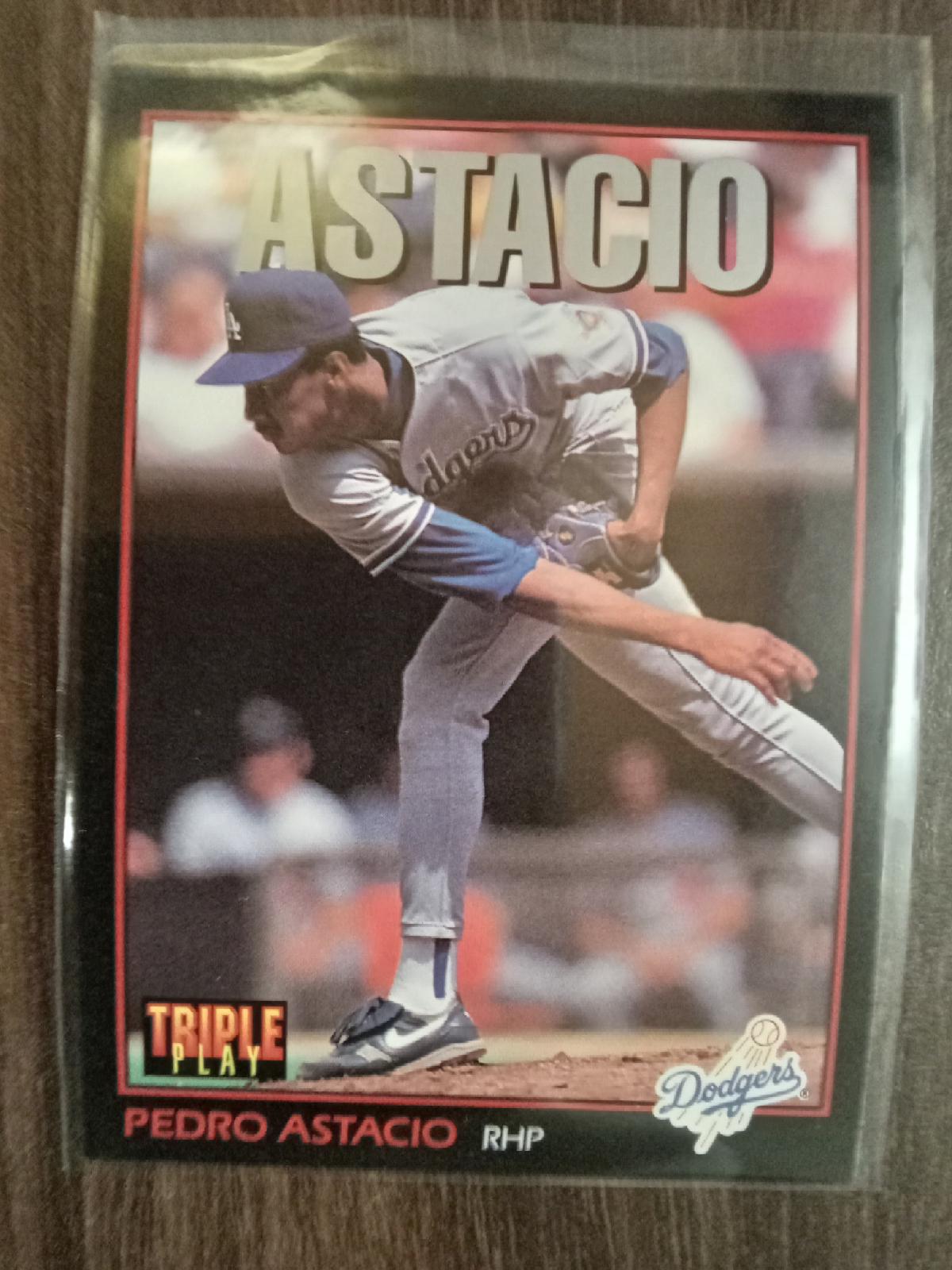 Pedro Astacio #29 Baseball Cards 1993 Panini Donruss Triple Play