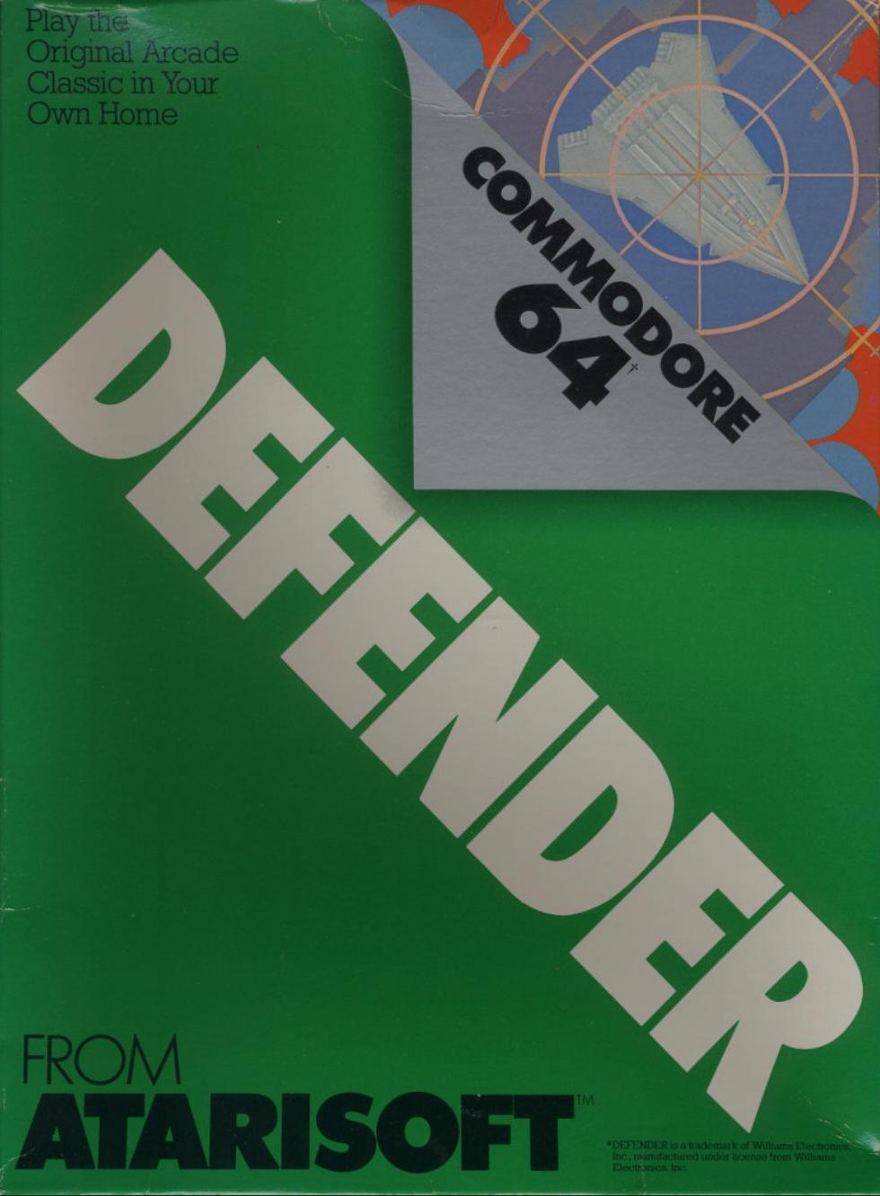Defender Commodore 64
