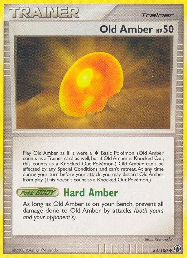 Old Amber #84 Pokemon Majestic Dawn